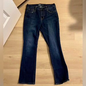 Old Navy  Curvy Dark Wash Bootcut Jeans